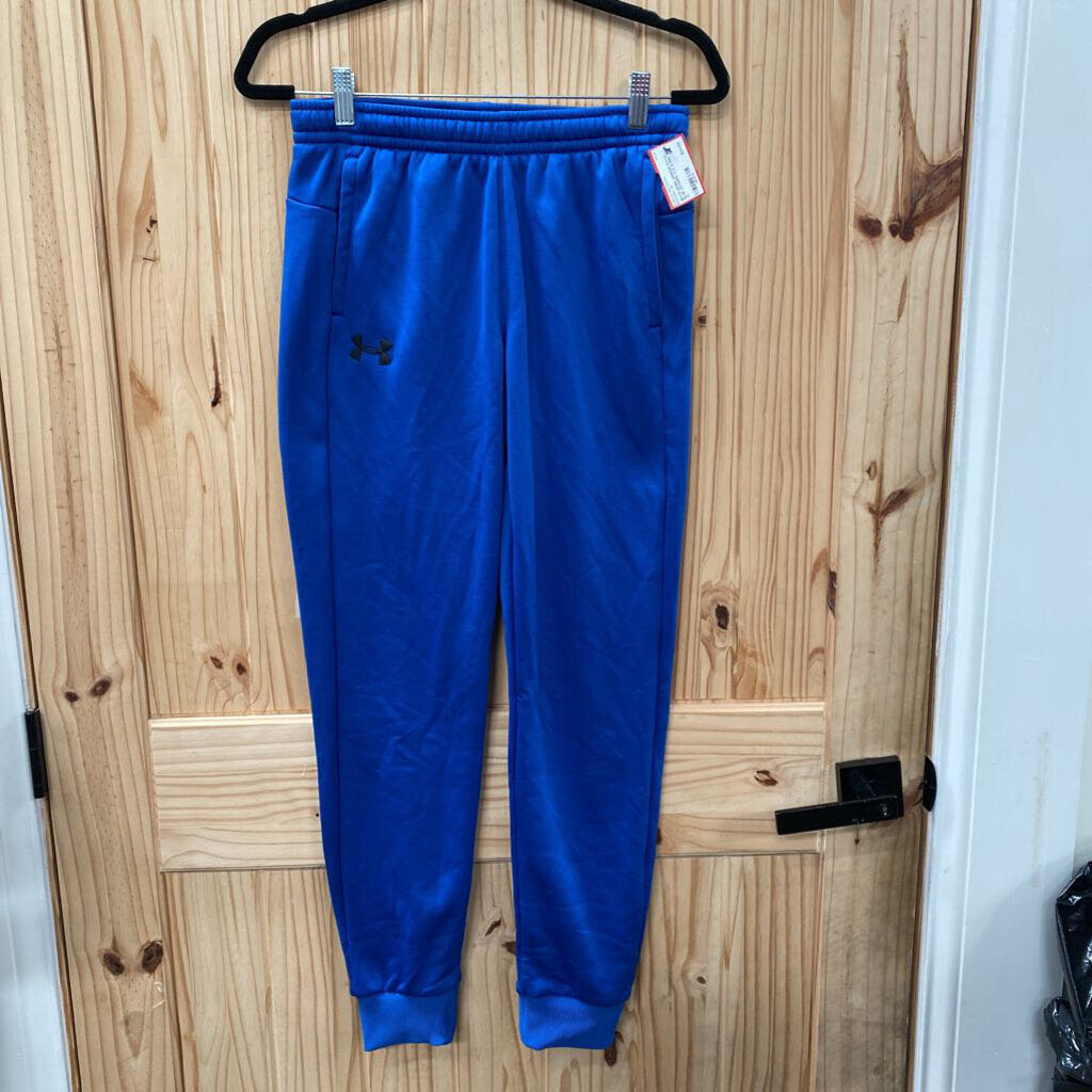 BOYS UNDER ARMOUR ROYAL BLUE JOGGERS YLG 12 NWT