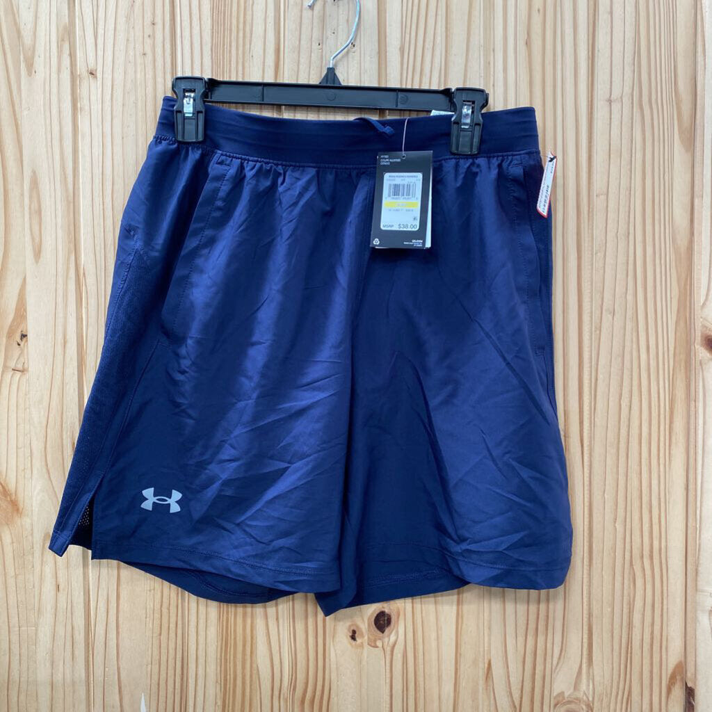 MENS UNDER ARMOUR NAVY BLUE SHORTS M NWT