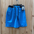 MENS UNDER ARMOUR SHORT LT BLUE/BLK S NWT
