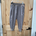 WOMENS CALIA MID RISE JOGGER DK TAUPE M NWT