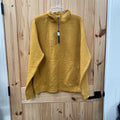MENS VRST RECHARGE 1/4 ZIP GOLDEN YELLOW PULLOVER LS L NWT