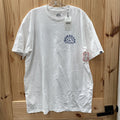 MENS QUIKSILVER WHITE/DK TEAL T-SHIRT L NWT
