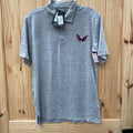 MENS FANACTICS GREY POLO SHIRT S NWT