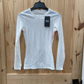 WOMENS UNDER ARMOUR LS WHITE SHIRT XS NWT