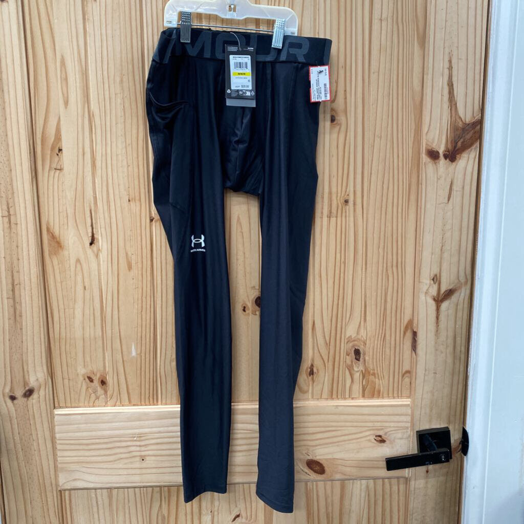 MENS UNDER ARMOUR COMPRESION LEGGINGS BLK M NWT