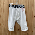 MENS UNDER ARMOUR COMPRESSION SHORTS WHITE/BLK S NWT