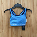 WOMENS UNDER ARMOUR SKY BLUE SPORTS BRA XS NWT