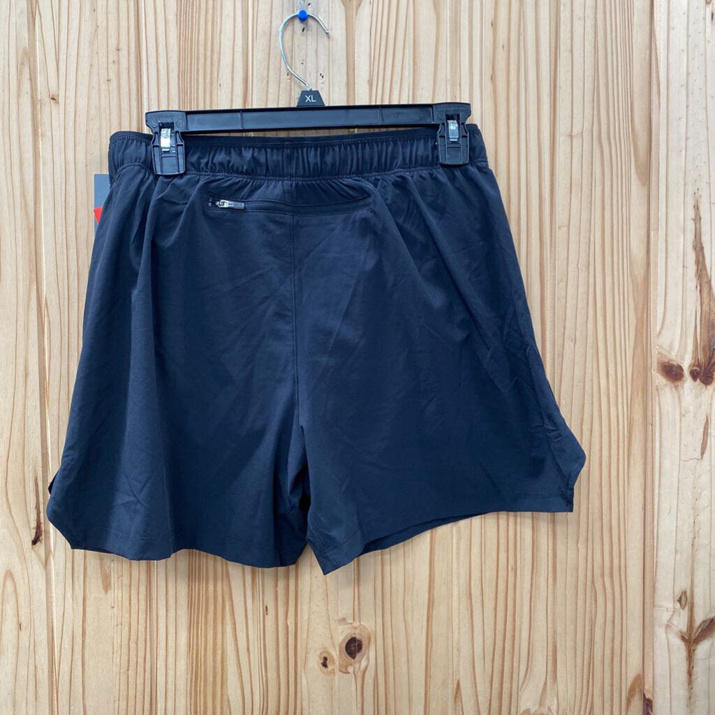 MENS NEW BALANCE BLK SHORTS M NWT