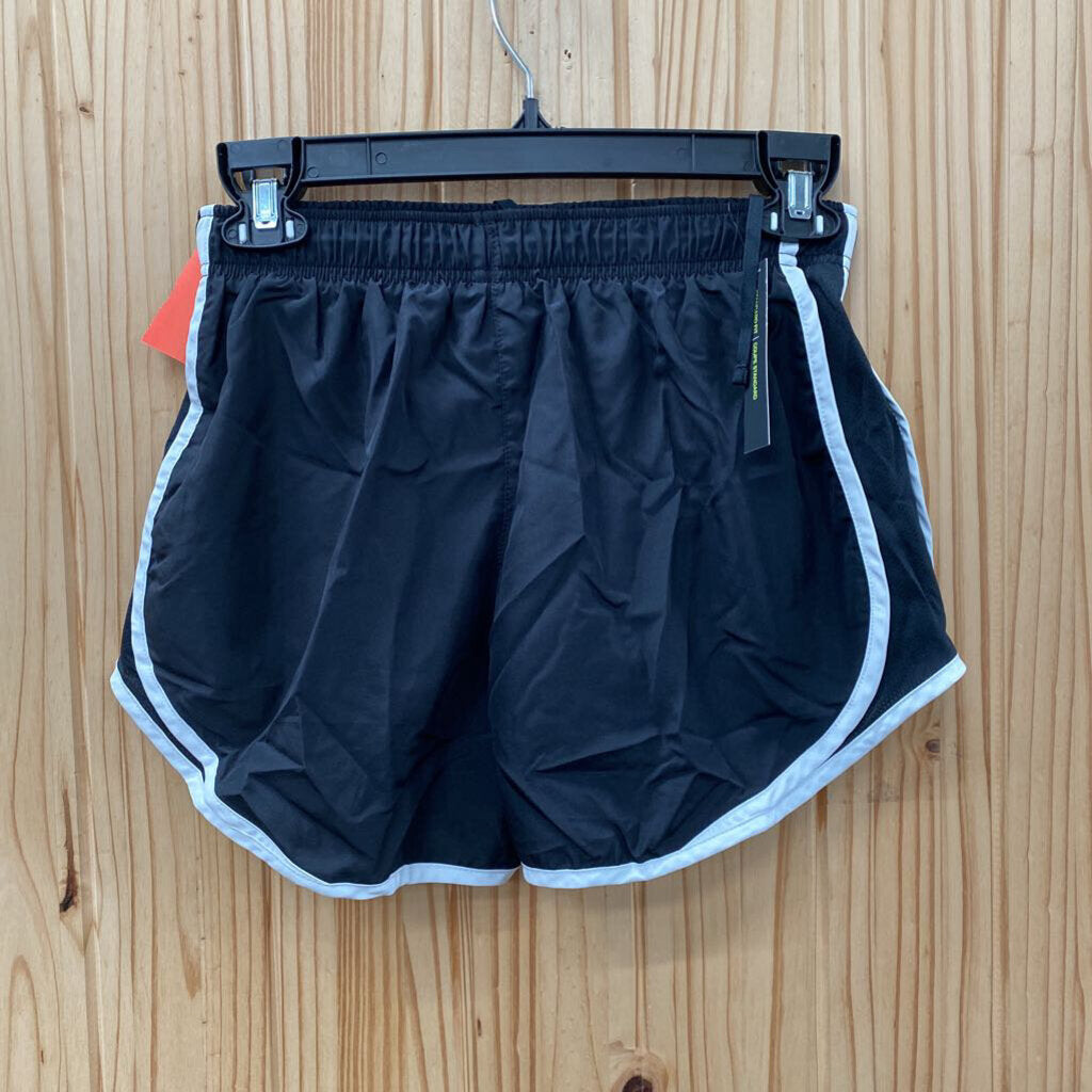 WOMENS NIKE SHORTS BLK/WHITE S NWT