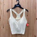 WOMENS CALIA LT YELLOW CROP TOP L NWT