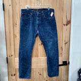 MENS AMERICAN EAGLE DK DENIM JEANS 34X30