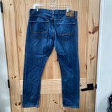 MENS AMERICAN EAGLE DK DENIM JEANS 34X30