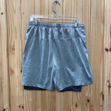 MENS SPYDER GRAY/BLK SHORTS L