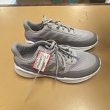 WOMENS ADIDAS SHOES GRAY/PURPLE 8