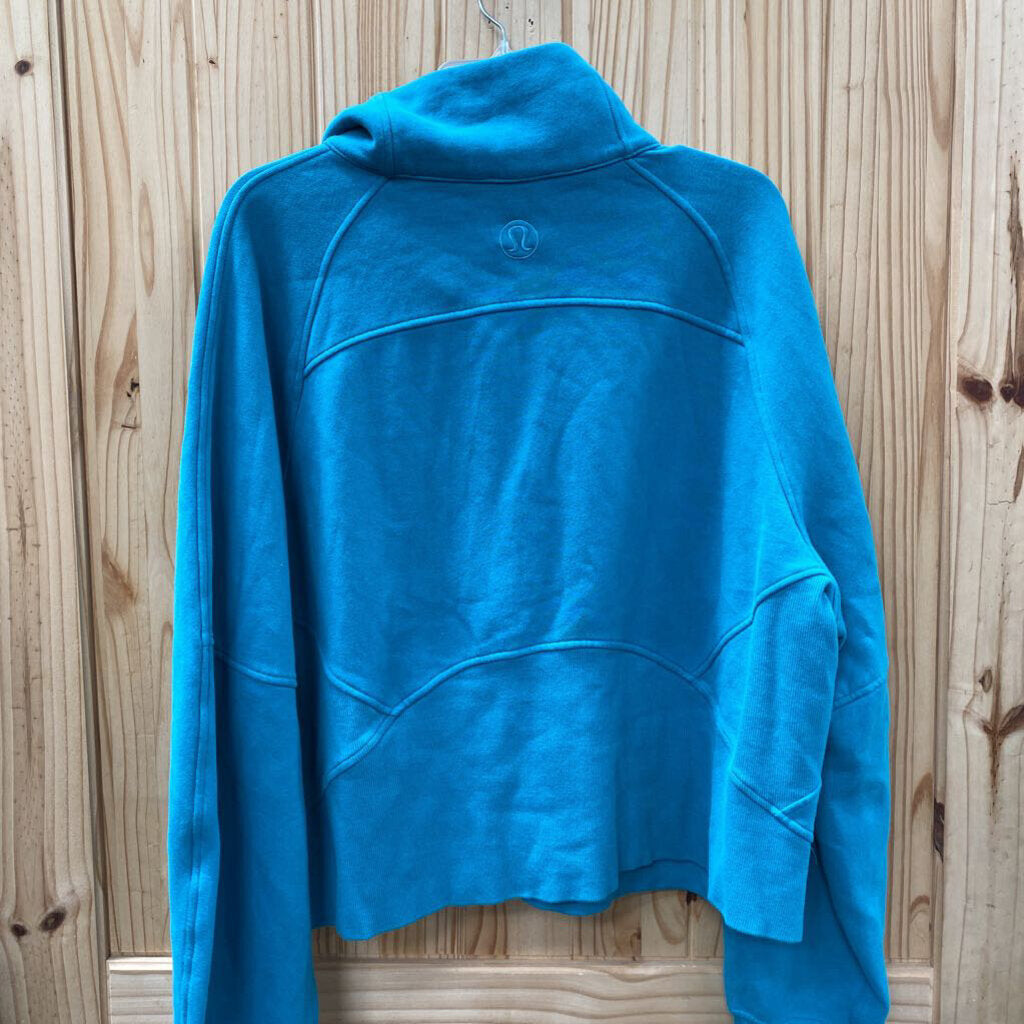 WOMENS LULULEMON TEAL SCUBA JACKET XL/XXL