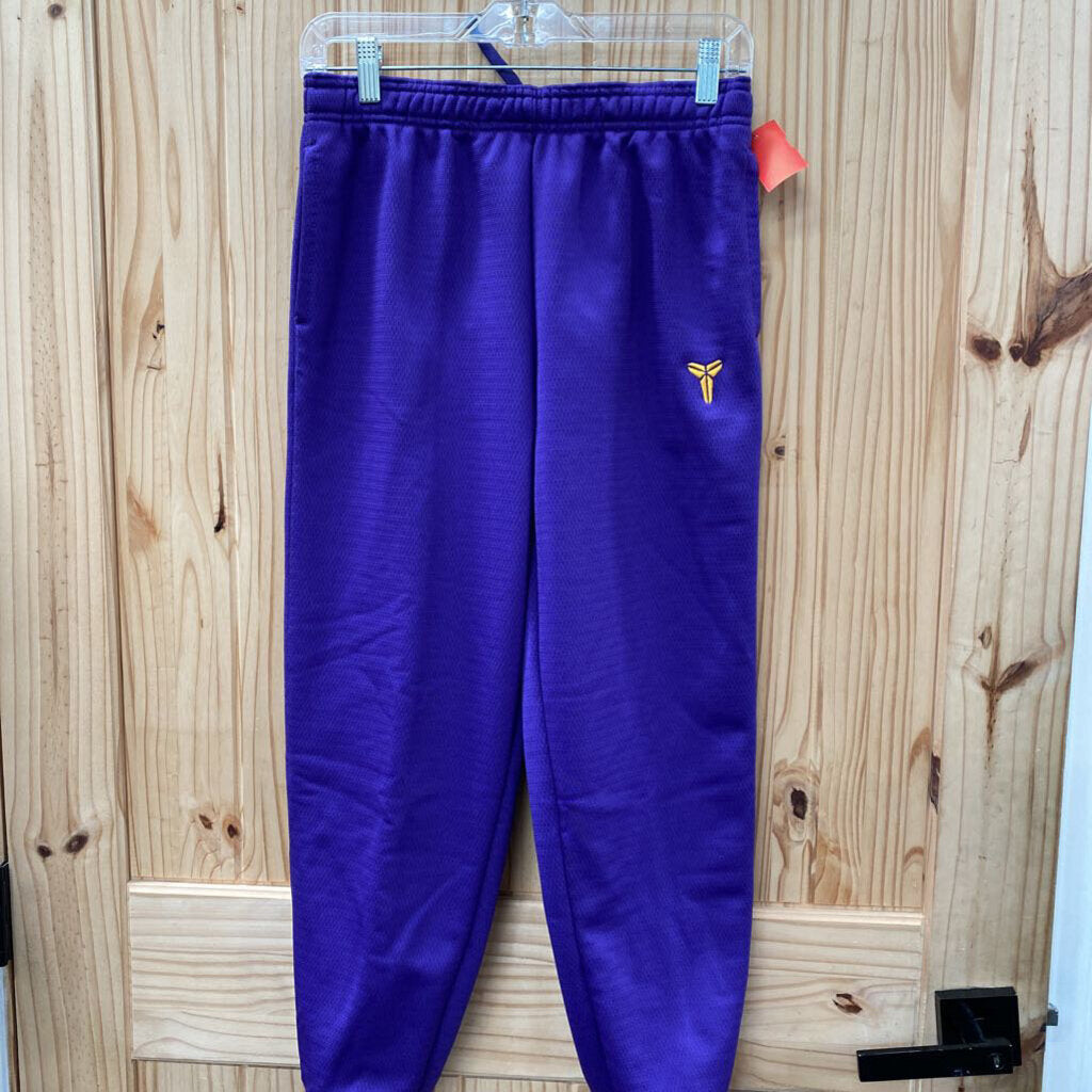 BOYS/GIRLS NIKE KOBE BASETBALL PANTS PURPLE/GOLDEN YELLOW M 10 NWT