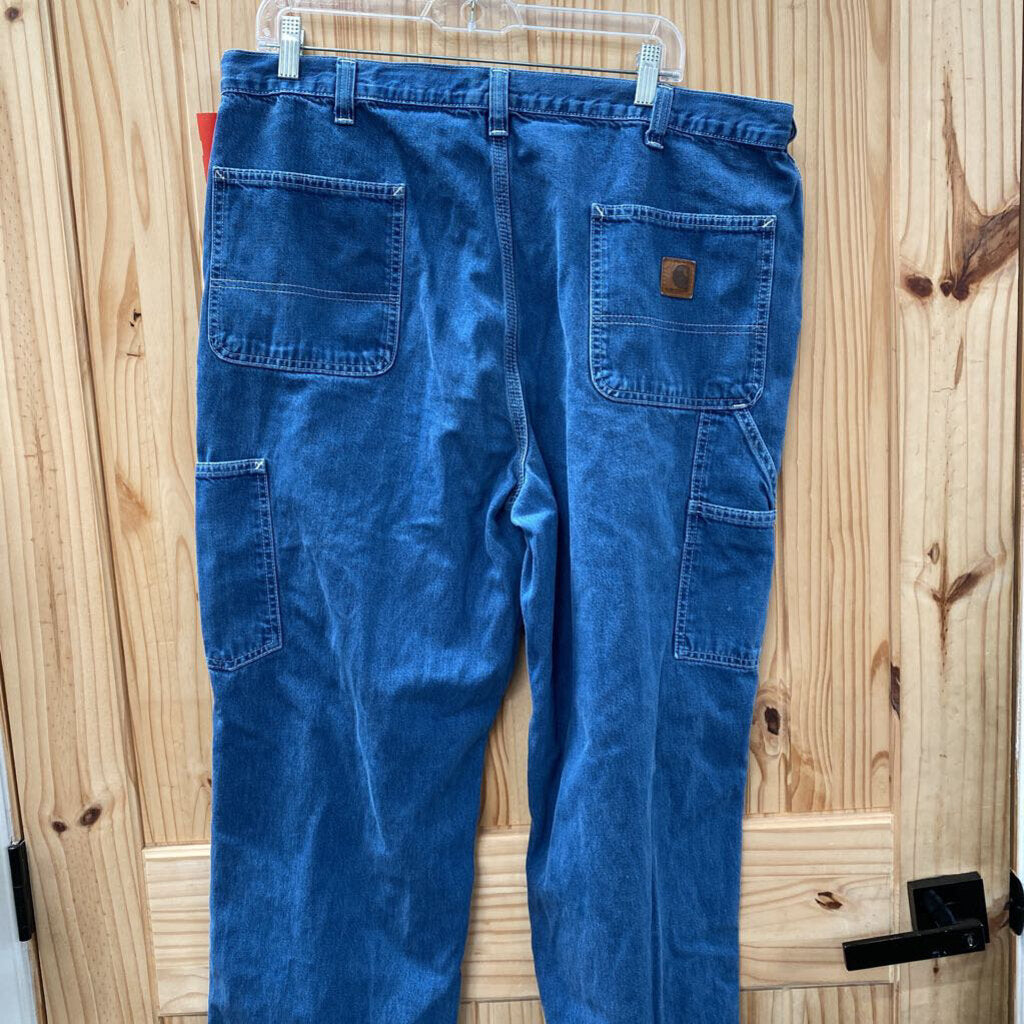 MENS CARHARTT DENIM JEANS 40X32