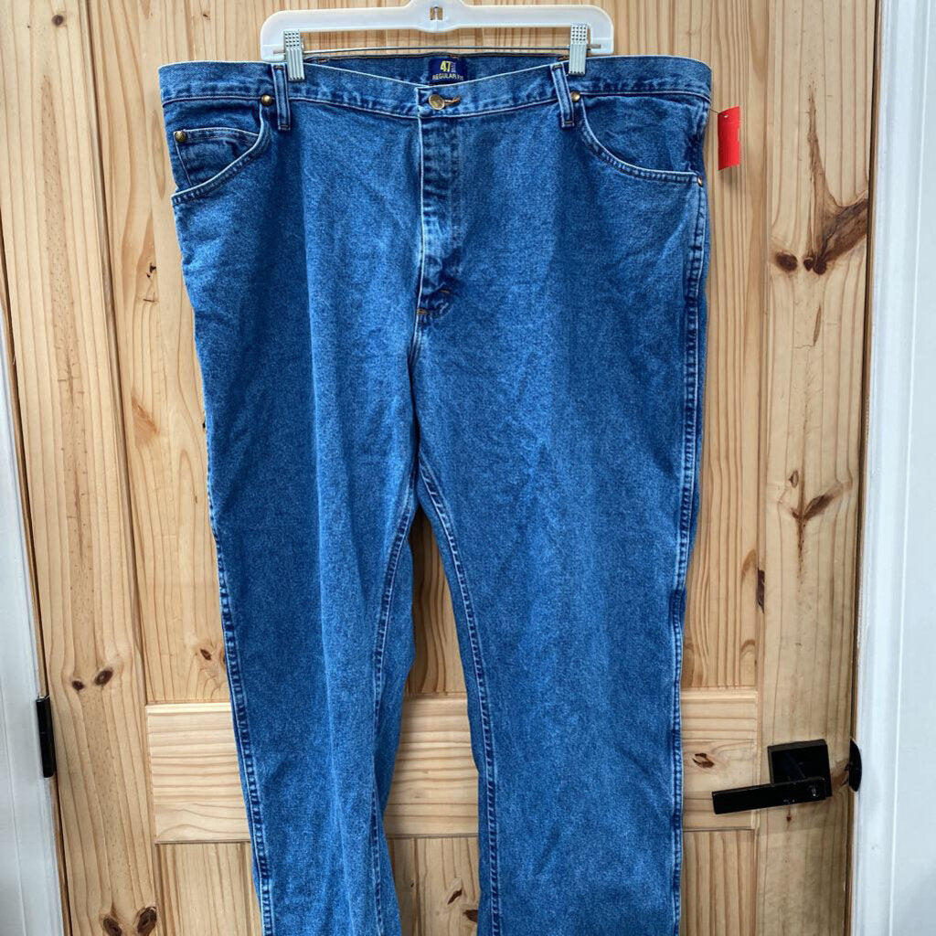 MENS WRANGLER DENIM JEANS 42X32