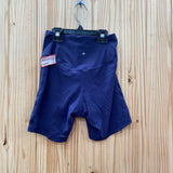 WOMENS HALARA NAVY BLUE BIKER SHORTS M NWT