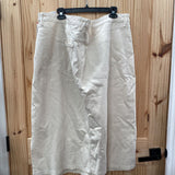 WOMENS GOOD AMERICAN BEIGE DENIM SKIRT 28