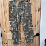 MENS IRON CO. CARGO CAMO PANTS 34X30