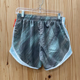 WOMENS NIKE SHORTS SEAWEED GREEN/WHITE/SKY BLUE M