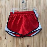 WOMENS NIKE SHORTS RED/WHITE/BLK M