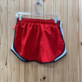 WOMENS NIKE SHORTS RED/WHITE/BLK M