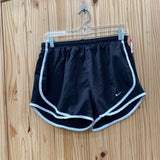 WOMENS NIKE SHORTS BLK/WHITE M