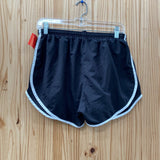 WOMENS NIKE SHORTS BLK/WHITE M