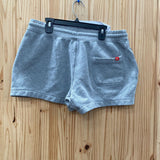 WOMENS NIKE SHORTS GRAY/WHITE M