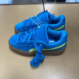 PUMA FENTY SHOES CYAN/LIME GREEN 5 NEW