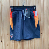BOYS UNDER ARMOUR SHORTS DK GRAY/BRIGHT ORANGE SHORTS YSM 8 NWT