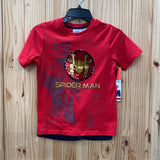 BOYS SPIDERMAN 2PC SET RED/NAVY BLUE 7/ 8 NWT