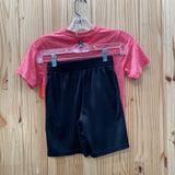 BOYS CHAMPION 2PC SET RED/BLK 7/8