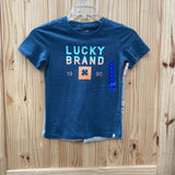 BOYS LICKY BRAND 2PC SET TEAL/TAUPE/ORANGE 7 NWT