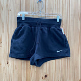 WOMENS NIKE SHORTS BLK/WHITE S