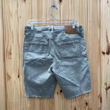 MENS AMERICAN EAGLE OLIVE GREEN DENIM DIST. JEAN SHORTS 31