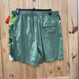 MENS CARIBBEAN JOE GREEN SHORTS XL