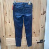 WOMENS AMERICAN EAGLE DK DENIM JEANS 4 SHORT