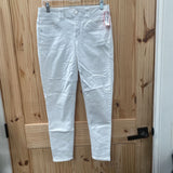 WOMENS DEMOCRACY WHITE DENIM PANTS 6