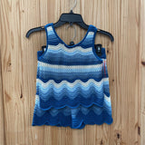 GIRLS HAUTE HIPPIE 2PC SET TEAL/TAN 10