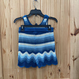 GIRLS HAUTE HIPPIE 2PC SET TEAL/TAN 10