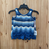 GIRLS HAUTE HIPPIE 2PC SET TEAL/TAN 8 NWT