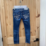 WOMENS ROCK REVIVAL DENIM JEAN CAPRIS 26