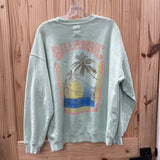 BILLABONG CREW MINT SWEATSHIRT S