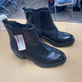 ALDO BLK ANKLE BOOTS 9