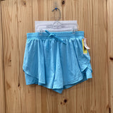 WOMENS ALL IN MOTION SKY BLUE SHORTS M NWT