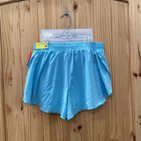 WOMENS ALL IN MOTION SKY BLUE SHORTS M NWT