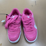 GIRLS REEBOK SHOES DK PINK/WHITE 2 NEW